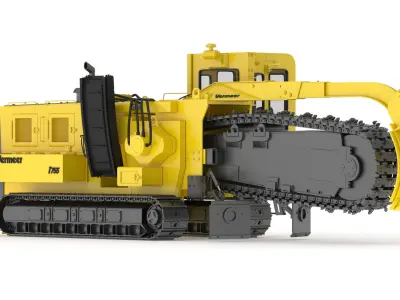 Vermeer T755III Pipeline Trencher 3D model