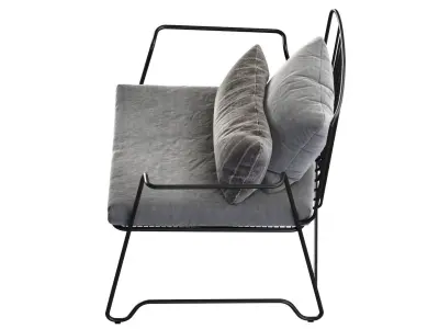 Lounge Chair Fish and Fish - Serax 3D model