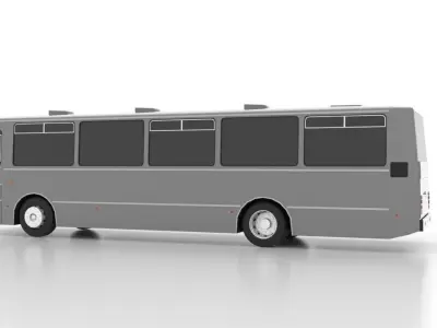 Karosa B731 Low Low-poly 3D model