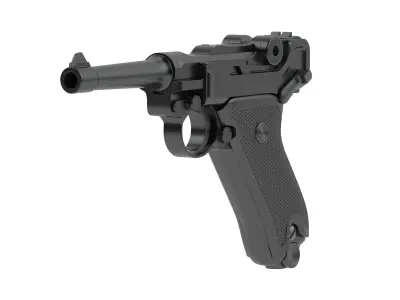 Luger pistol 3D model buy