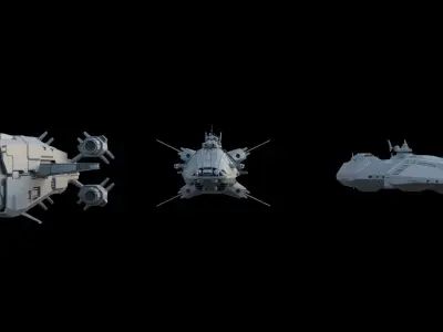 Spaceships spaceship 3D model