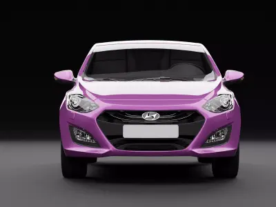 Hyundai i30 Pink 3D model