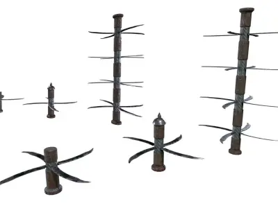 Medieval   Trap Pack  Low-poly 3D model