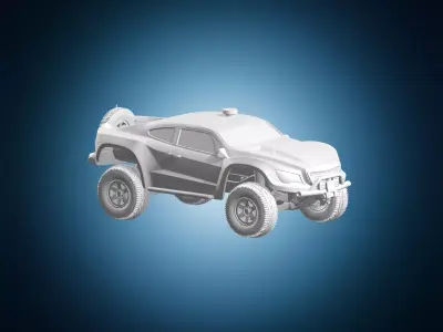 Extreme E Odyssey 21 Electric SUV Model 3D print model