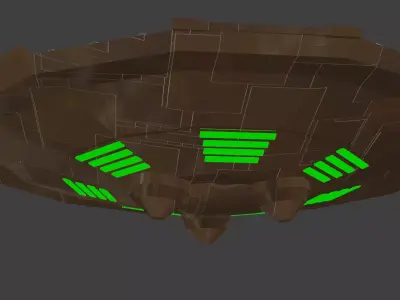 Dalek Saucer from Flux and later episodes 3D model