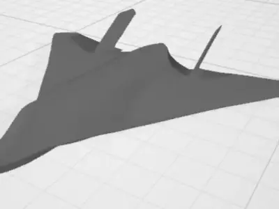 B-2 Spirit Bomber STL - Stealth Aircraft 3D Print Model 3D print model
