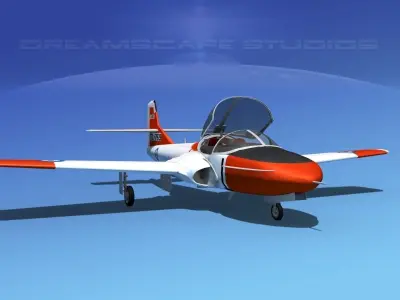 Cessna T-37 Tweetybird V07 Greece 3D model
