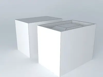 trash boxes Free 3D model
