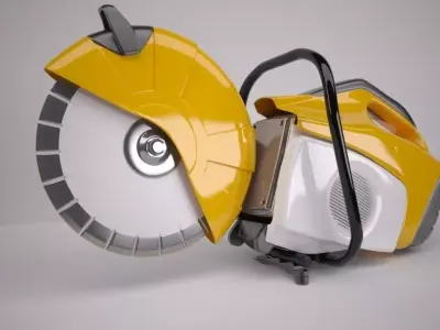 Cut Off Saw 3D model