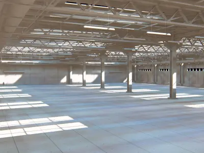 Warehouse 3D model 2