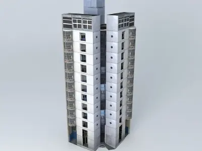 Building San Martin 901 09 Free 3D model