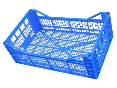 Plastic crate 47 3D model