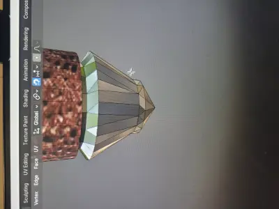 Full Rig Flail Low-poly 3D model