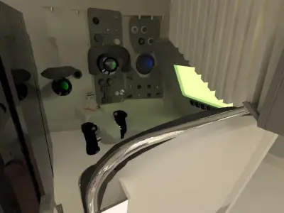 M1 Abrams interior 3D model