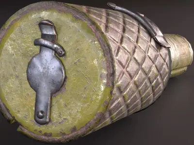 WWII RGD-33 grenade Low-poly 3D model