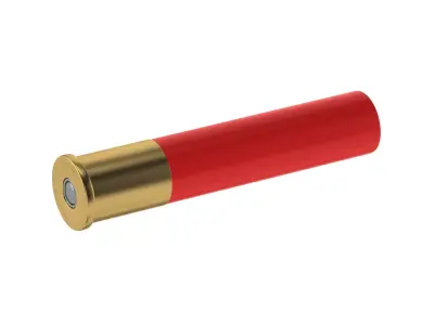 Bullet 410 BORE Low-poly 3D model
