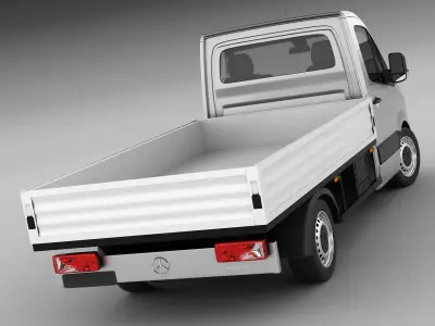 Mercedes Sprinter 2013 pick-up 3D model