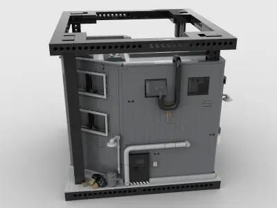 New Hashima Medical Clinic Cube 3D model
