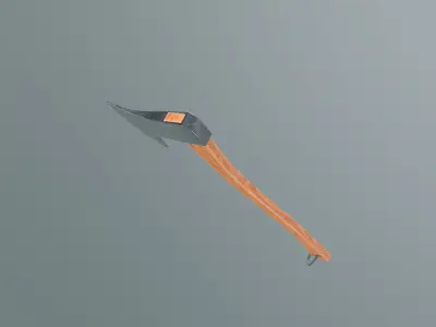 Axe Wooden Handle 3D model