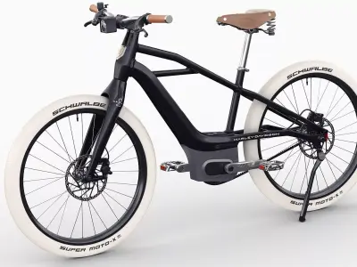 Vintage electric bicycle Serial 1 MOSH TRIBUTE 3D model