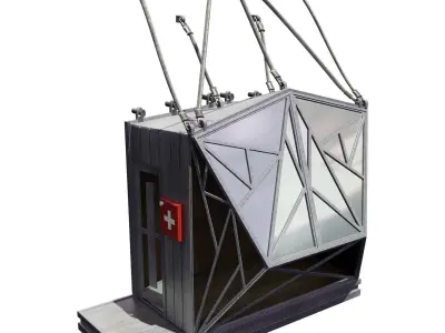 Rock climbing resort Free 3D model