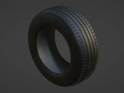 Basic Vehicle Tire DUTIRE A205 3D model