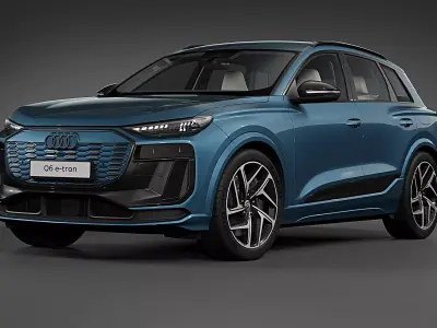 2025 Audi Q6 e-tron quattro 3D model