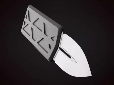 Knife 2 A Low-poly 3D model