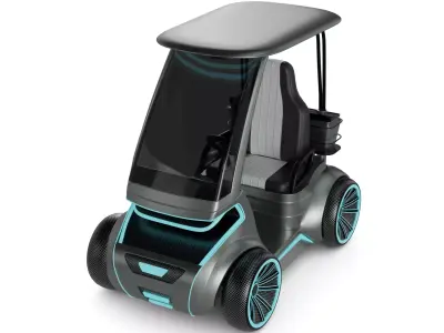 Golf Cart 3D model buy
