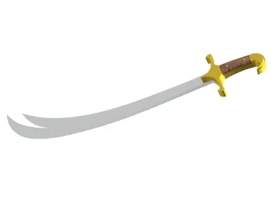 Double-headed Sword 3D model