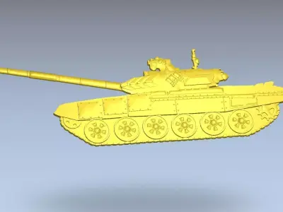 3D Design of Army Tank 3D print model