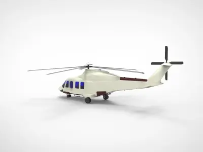 AgustaWestland AW139 3D model purchase