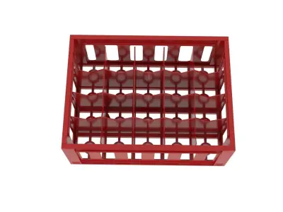 Coca Cola Plastic Crate 3D model