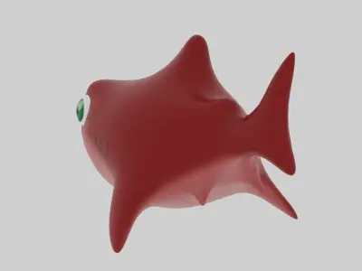 Baby Shark Low-poly 3D model