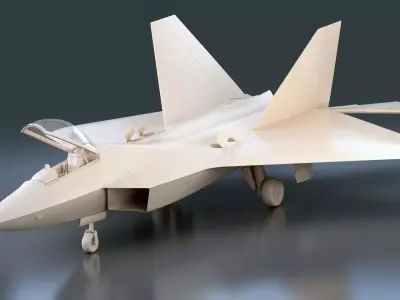 F-22 Raptor 3D model shop
