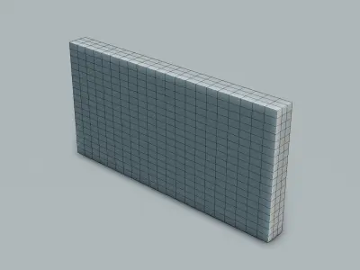 Brick Wall Free 3D model