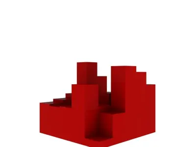 Audio Reactor Maya 3D Templete Free 3D model