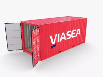 20ft Shipping Container Viasea 3D model