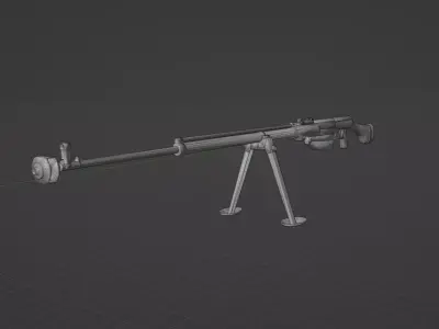 PTRS 41 Low-poly 3D model