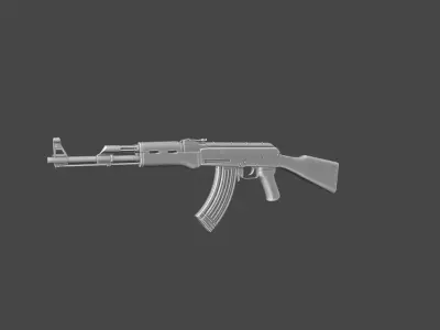AK 47 3D model order