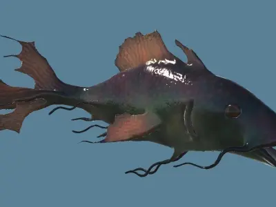 Sea Creature Pack Low-poly 3D model