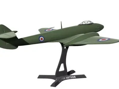 Gloster Meteor two Scales 3D print model