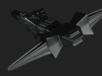 Double Blade Battle Axe Free 3D model