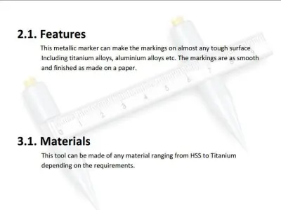 Metallic Marker 3D model