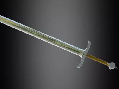 sword low-poly game ready of lord of rings Low-poly 3D model