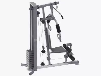 Gym System Machine 3D model