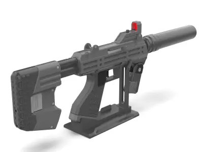 M7 SMG - Halo - Commercial - Printable - STL 3D print model