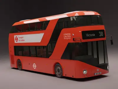 London Bus - New Routemaster 3D model