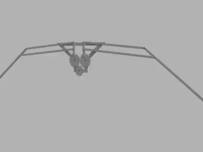 Bird Flapping Mechanism 3D model