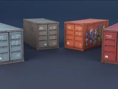 Abandoned Warehouse and Factory Kit 3D model